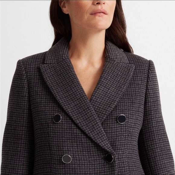 Club Monaco Jenna Coat Charcoal Size S - Picture 3 of 6